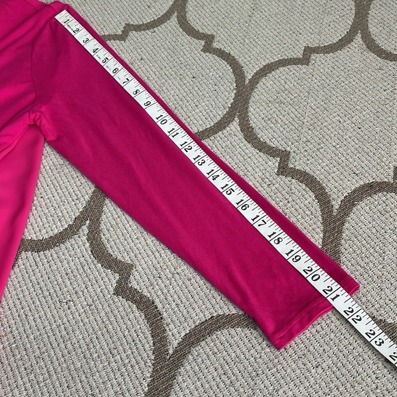 Chico’s pink v-neckline chiffon back high low hem 3/4 sleeve blouse - Picture 10 of 14